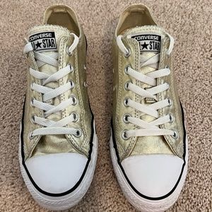 Chuck Taylor All Star Gold Metallic Sneaker : unisex